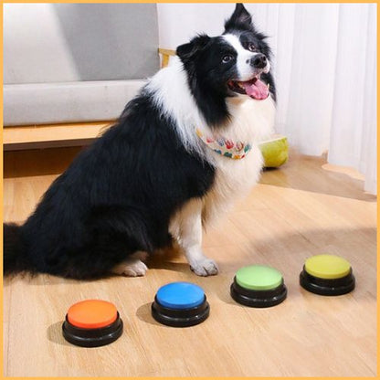Jouet-interactif-pour-chien_bouton-de-communication-bleu