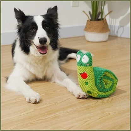 Jouet-pour-chien_à-renifler-cachette-friandise-escargot