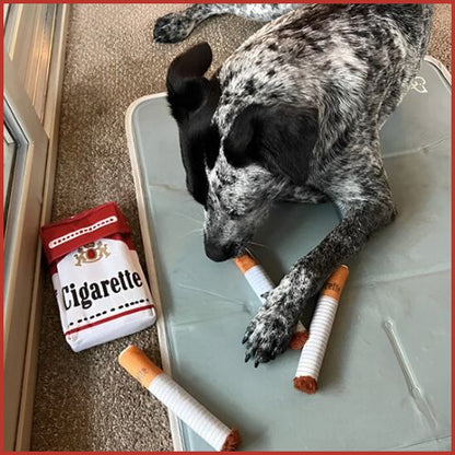 jouet-pour-chien_en-paquet-de-cigarette-avec-couinement-blanche