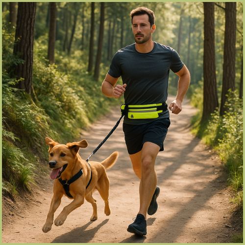 laisse-chien-main-libre-avec-sacoche-pour-canicross-jaune