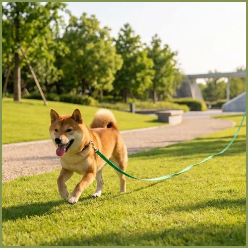 longe-chien-biothane-resistante-et-impermeable-shiba-inu