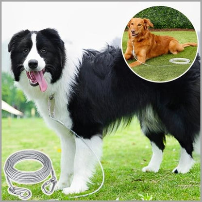 longe-chien_15-m-câble-acier-inox-anti-traction-gris