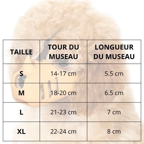 museliere_pour-chien-en-silicone-réglable-taille