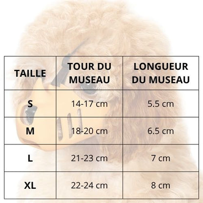 museliere_pour-chien-en-silicone-réglable-taille