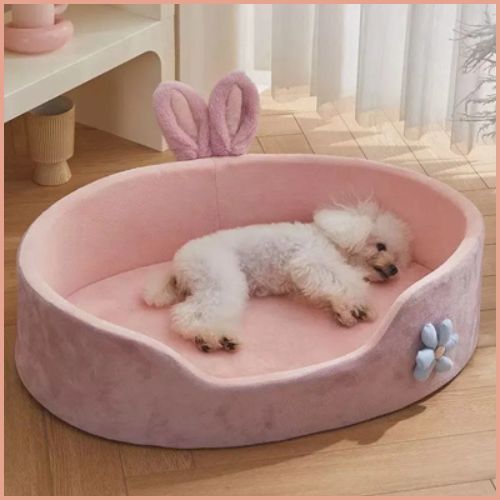 Panier-chien-apaisant-anti-stress_rose
