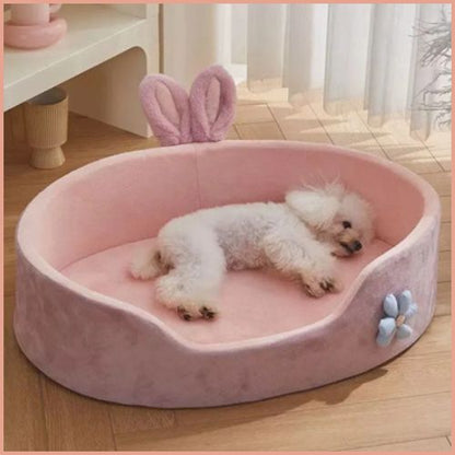 Panier-chien-apaisant-anti-stress_rose