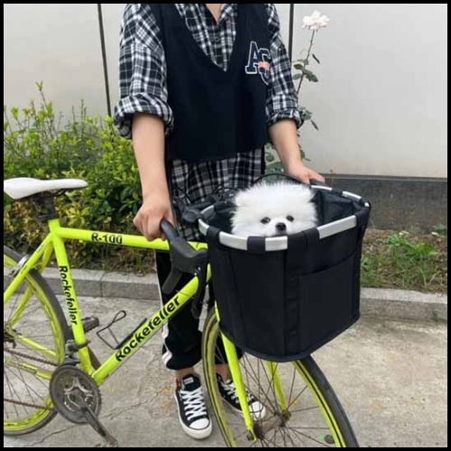 panier-velo-chien_ petite-taille-avec-fixation-guidon-avant
