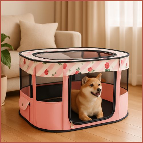 Parc à chien pour petite et moyenne taille pliable| Lily™