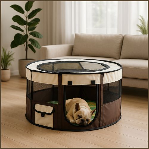 parc-pour-chien-facile-a-transporter-pliable_marron