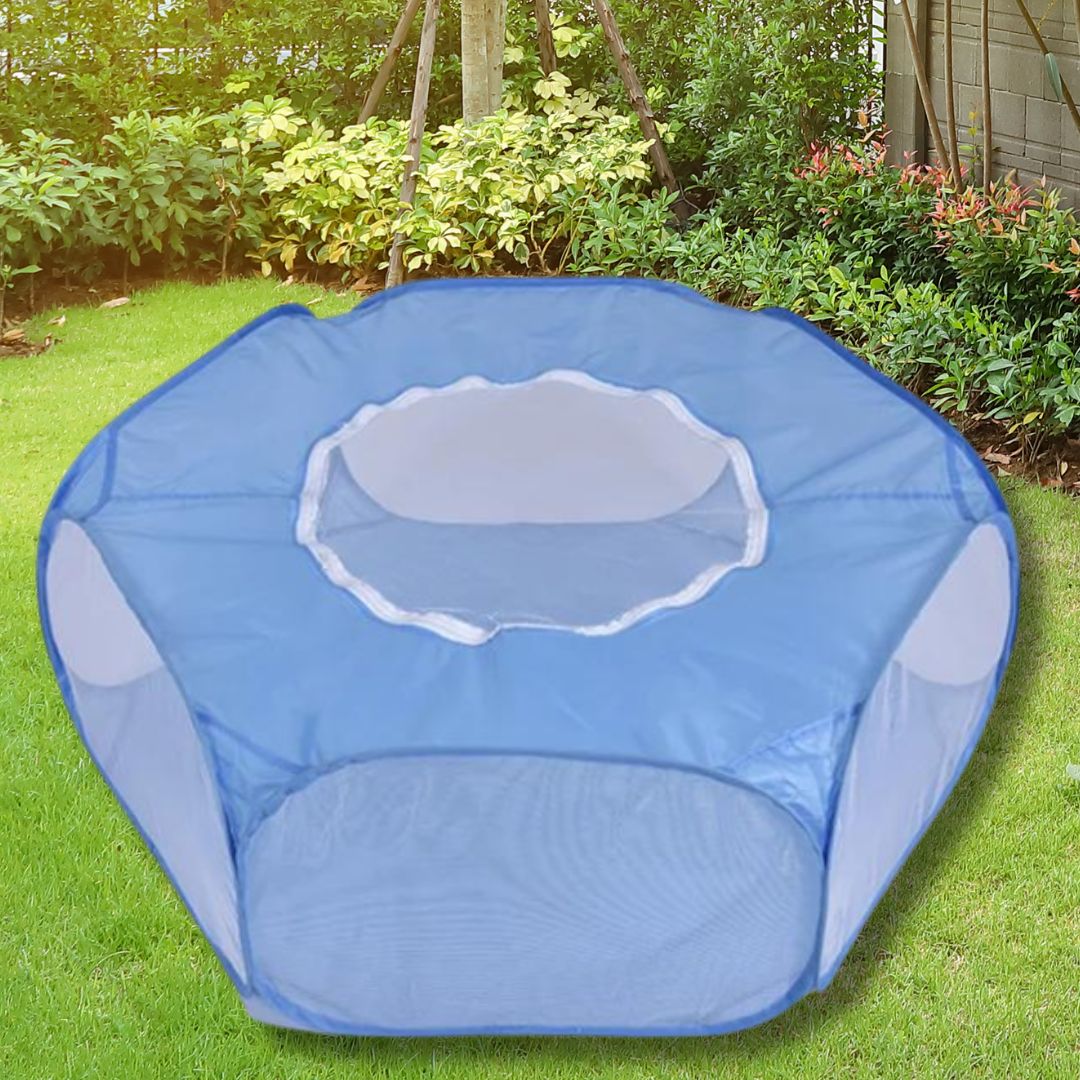 parc-pour-chien-petit-et-chiot-pliable-facile-à-monter-bleu