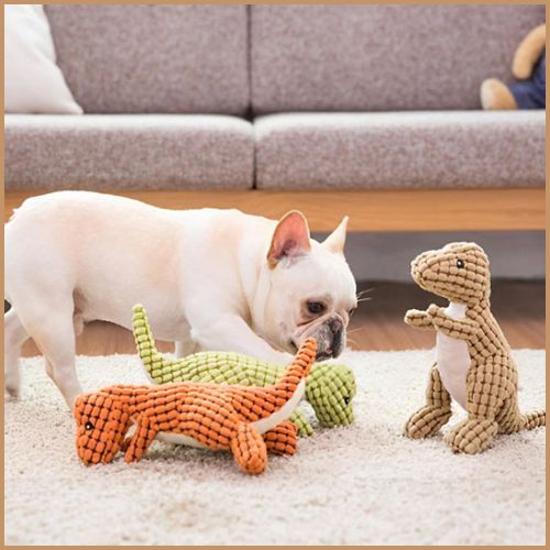 Peluche-pour-chien_anti-ennuie-avec-couineur-marron