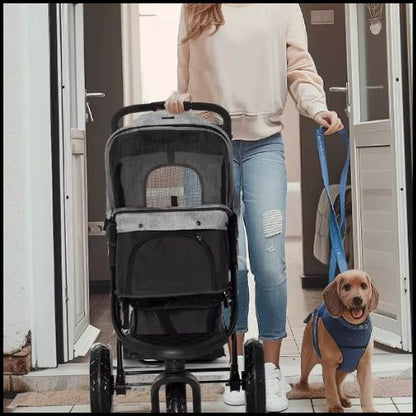 poussette-chien-pliable-3-roues-jusqu-à-25-kg-pratique