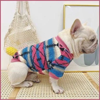 pull-chien_confortable-et-chaud-adapté-aux-petits-et-moyens-bleu
