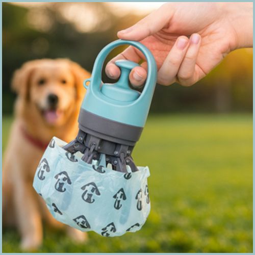 ramasse-crottes-pour-chien-compact-à-pince