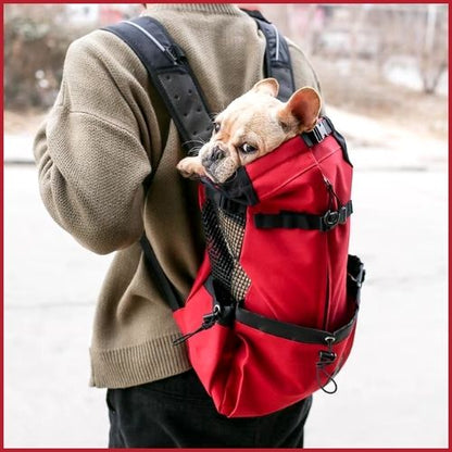 sac-a-dos-pour-chien-rouge