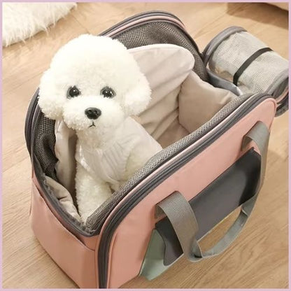 sac-de-transport-chien-rose
