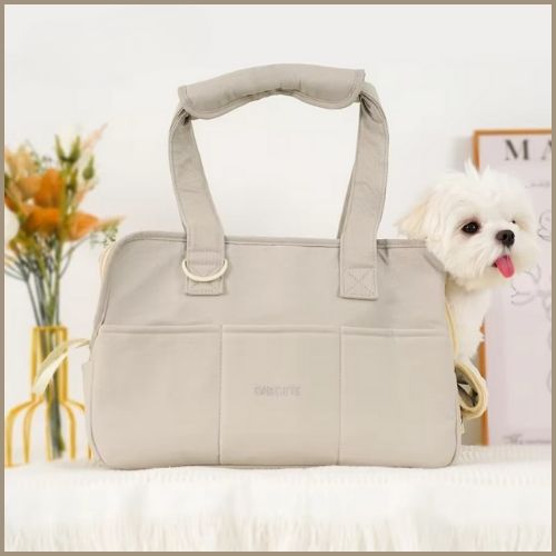sac-de-transport-pour-chien-petite-taille-avec-poche-latérale-gris
