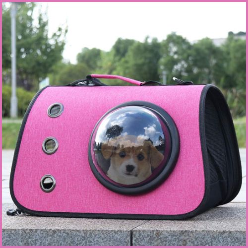sac-transport-pour-chien_petite-taille-avec-hublot-rose