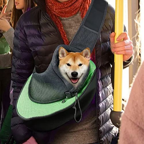 sac_transport_pour_chien_6-kg-en-bandoulière-respirant-vert