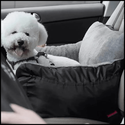 siege-auto-pour-chien-coussin-réversible-et-housse-amovible-attache