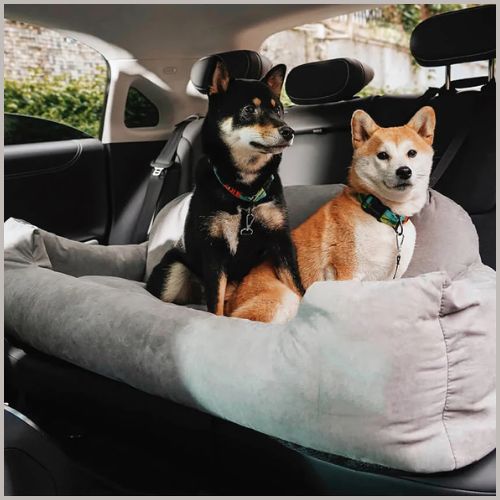 siege-auto-pour-chien-grande-taille-avec-rembourrage-épais-gris