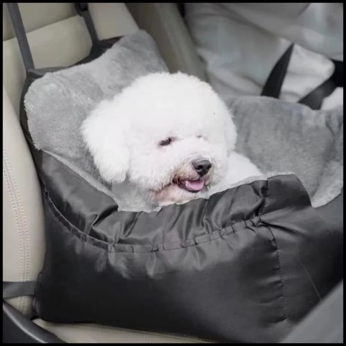 siege-auto-pour-chien_coussin-réversible-et-housse-amovible-noir