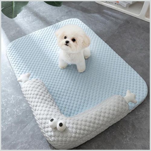tapis-chien-rafraichissant-déhoussable-pour-petit-et-moyen-bleu
