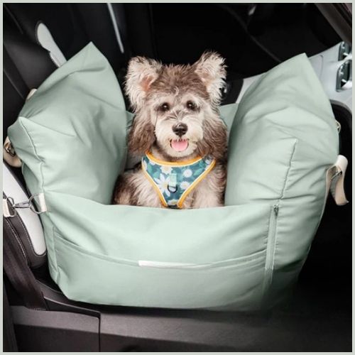 transport-chien-voiture_sécurisé-pour-petit-et-moyen-menthe